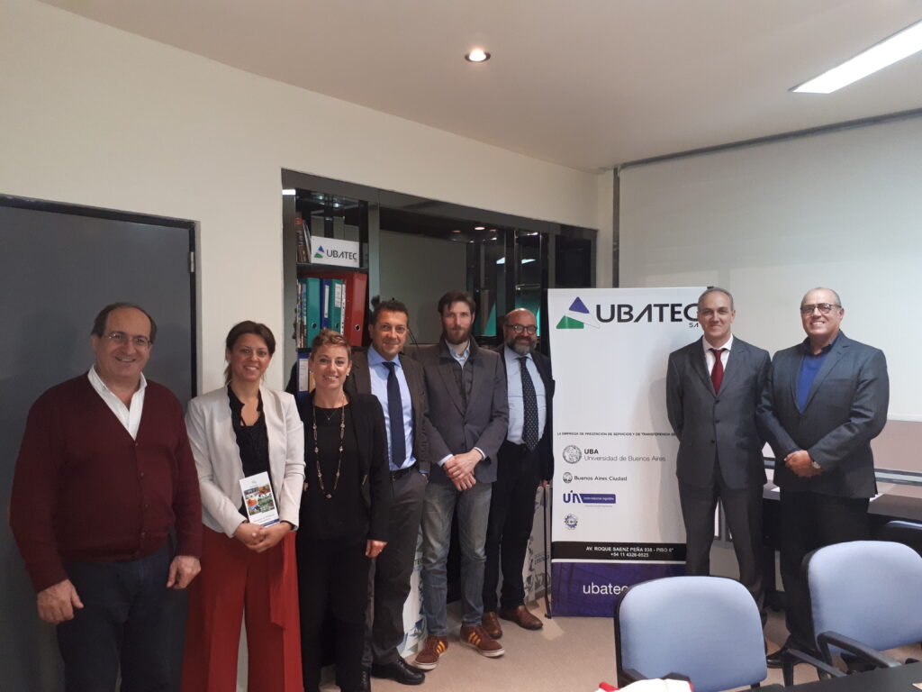 Delegación de Umbria Export y 3A-PTA visitan UBATEC